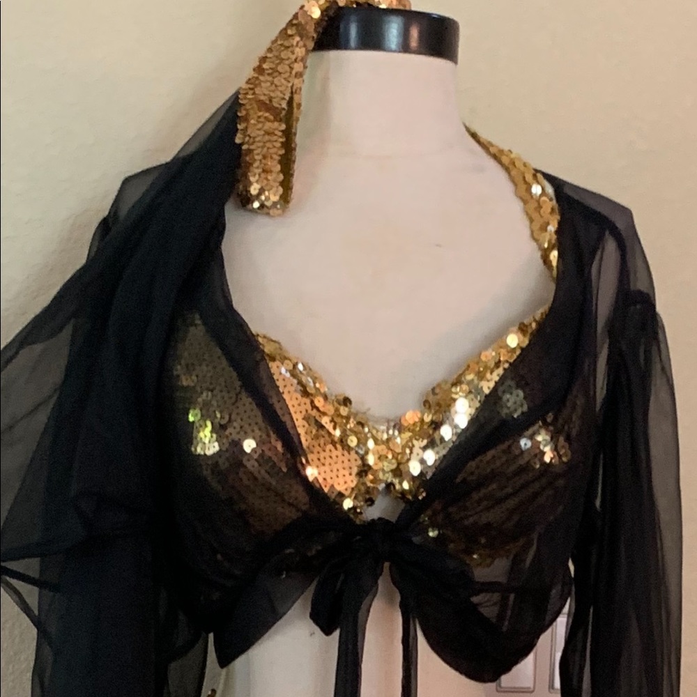 Super Cute Genie Gypsy Halloween Costume Med - Picture 2 of 5